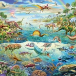 Puzzle World of Dinosaurs 200 pieces SCHMIDT