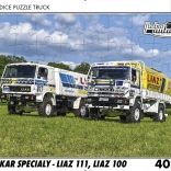RETRO-AUTA TRUCK puzzle Dakar specials LIAZ 111 and LIAZ 100 – 40 pieces
