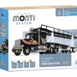 Monti System Building Kit Autorodeo Trailer Western Star