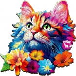 Wooden Puzzle Cat 200 Pieces