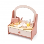 Wooden Children's Vanity Table with Accessories