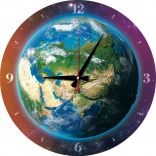 World Puzzle Clock 570 pieces with frame