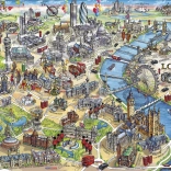 London Landmarks Puzzle 1000 Pieces