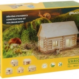 Wooden construction set VARIO 72 pieces from beech wood
