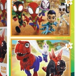 Puzzle 2×24 SPIDEY and Dinosaurs Trefl