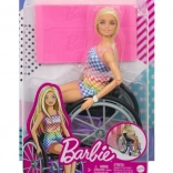 Barbie Fashionistas Doll in Wheelchair with Checked Outfit