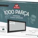 Frame for puzzle 96x34 cm black