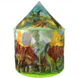 Kids’ garden dinosaur tent, green
