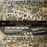 Puzzle Waterloo Station in 1848 and 1948, 1000 Pieces