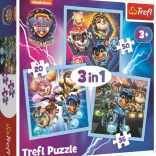 Puzzle 3in1 Paw Patrol Mighty Pups
