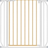 Safety Barrier Lionelo Truus Slim – White and Natural Wood