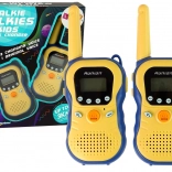 kids’ walkie-talkies with voice changer, yellow (2 pcs)