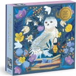 Metallic Square Puzzle Celestial Owl 500 Pieces by GALISON