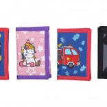 Wallet with hook-and-loop fastener 12.5 × 25 cm – mixed designs