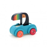 Vilac Wooden Toy Car Toucan with Horn