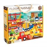 Floor Puzzle Construction Site for Children Aged 3 and Up