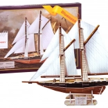 3D Puzzle Sailboat BLUENOSE – Wooden Ship Model