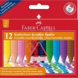 Plastic Crayons Faber-Castell Colour Grip Jumbo 12 pcs