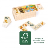 Wooden Safari Dominoes