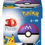 3D Puzzle Pokémon Master Ball from Ravensburger - 54 pieces