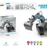 Pelle hydraulique à assembler pour enfants 8+ à propulsion par eau, 130 pièces