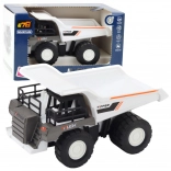 Bygge-dumper med metaldele og friløbsmotor hvid