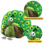 Bamse Legetøj Elegant Grøn Påfugl 30 cm