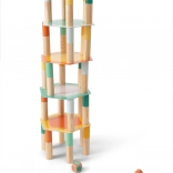 large balancing tower – wooden family game for children