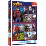 Puzzle 2x70 - Spider Stories Disney Marvel Spiderman