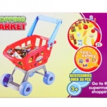 Shopping Basket with Play Food for Children
