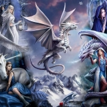 Puzzle Silver Dragon 1500 pieces BLUEBIRD