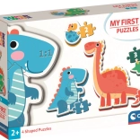 Clementoni My First Puzzle Dinosaurs 4in1