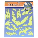 Glow-in-the-dark Wall Stickers Bats Halloween 38 × 31 cm