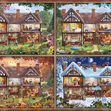 Puzzle SCHMIDT Cottage in Four Seasons 2000 pieces