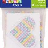 Playbox Small Set of Iron-on Beads Heart 1000 pcs