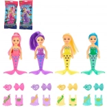 Sellőbaba kiegészítőkkel