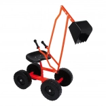 Children's metal digger with large wheels for sand small foot