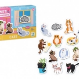 Magnets with Cats Motif in a Box