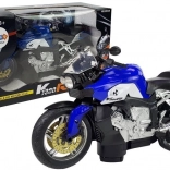 Electric children's motorcycle blue