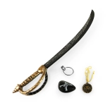 pirate saber with accessories for costumes
