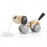 Houten trektouw-hondje VIGA POLARB