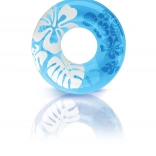 Opblaasbare zwemband 91 cm met Hawaïaans bloemenmotief INTEX