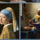 Puzzle Girl with a Pearl Earring and The Milkmaid 2×1000 pieces EDUCA