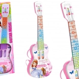 Chitarra elettrica con principessa per bambini luci melodie rosa