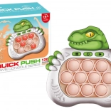 Sensorisch spel Pop It dinosaurus met licht en geluid – groen