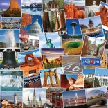 Puzzle EUROGRAPHICS Globetrotter USA 1000 pieces
