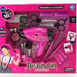 Kids beauty set with hair dryer and straightener