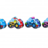 Tirelire en métal avec tracteur 14 × 10 cm