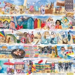 Puzzle Sunbeds and Donkeys 1000 Pieces