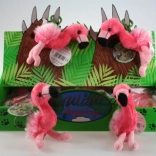 Plush Flamingo Keychain 24/pack